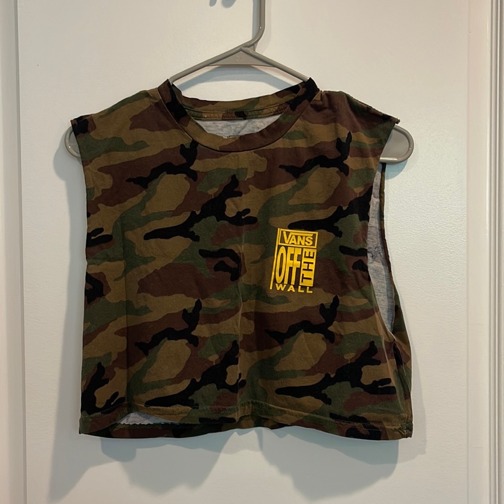 Vans Camo Crop Top